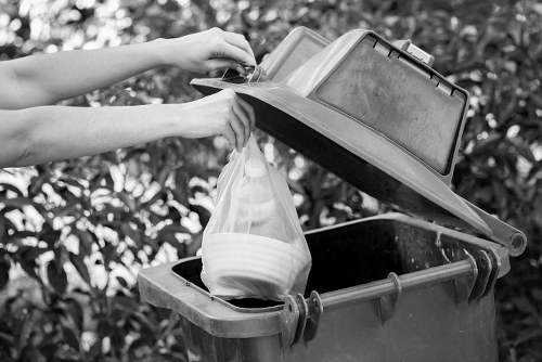 Eco-friendly recycling practices during office clearance