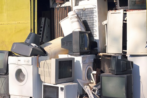 Efficient office clearance process with organized removal of items